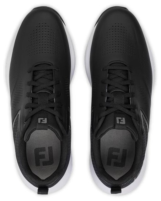 FootJoy Qualifier herr golfskor, svart/vit/grå