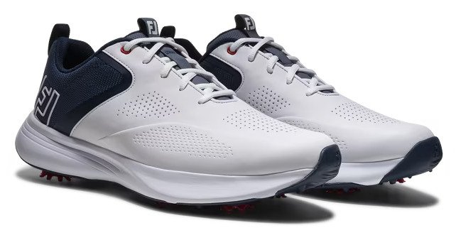 FootJoy Qualifier herr golfskor, vit/blå/röd