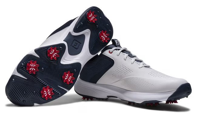 FootJoy Qualifier herr golfskor, vit/blå/röd