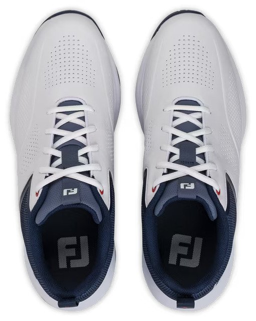 FootJoy Qualifier herr golfskor, vit/blå/röd