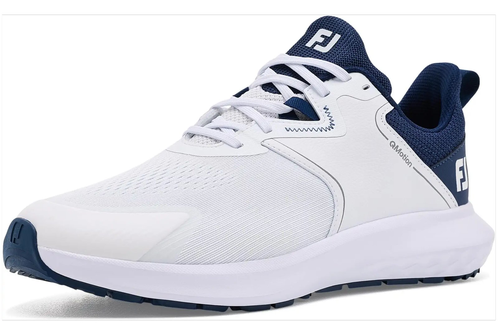 FootJoy Qmotion herr golfskor, vit/marinblå