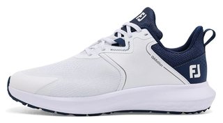 FootJoy Qmotion herr golfskor, vit/marinblå