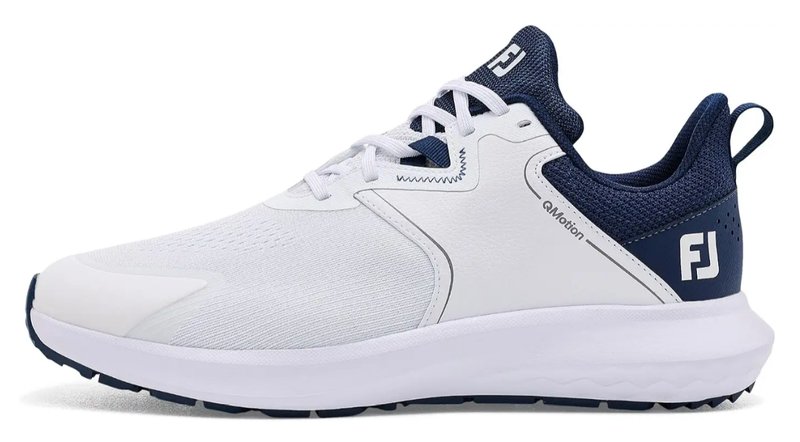 FootJoy Qmotion herr golfskor, vit/marinblå