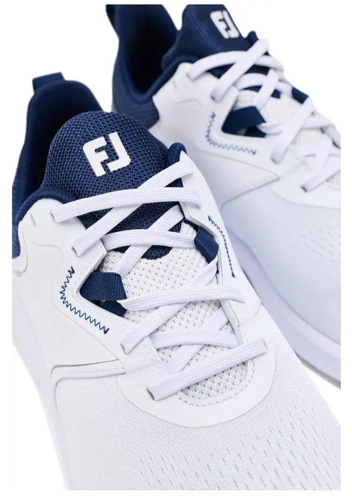 FootJoy Qmotion herr golfskor, vit/marinblå