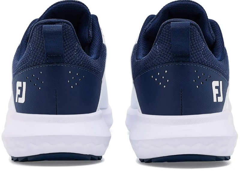FootJoy Qmotion herr golfskor, vit/marinblå