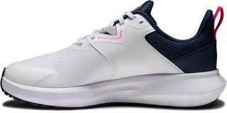 FootJoy Qmotion dam golfskor, vit/blå/rosa