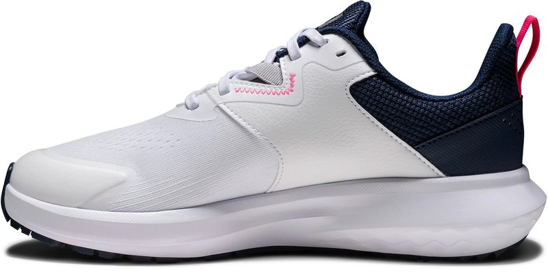 FootJoy Qmotion dam golfskor, vit/blå/rosa
