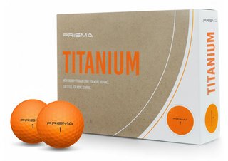 Masters Golf Prisma Titanium golfbollar (12 bollar), orange