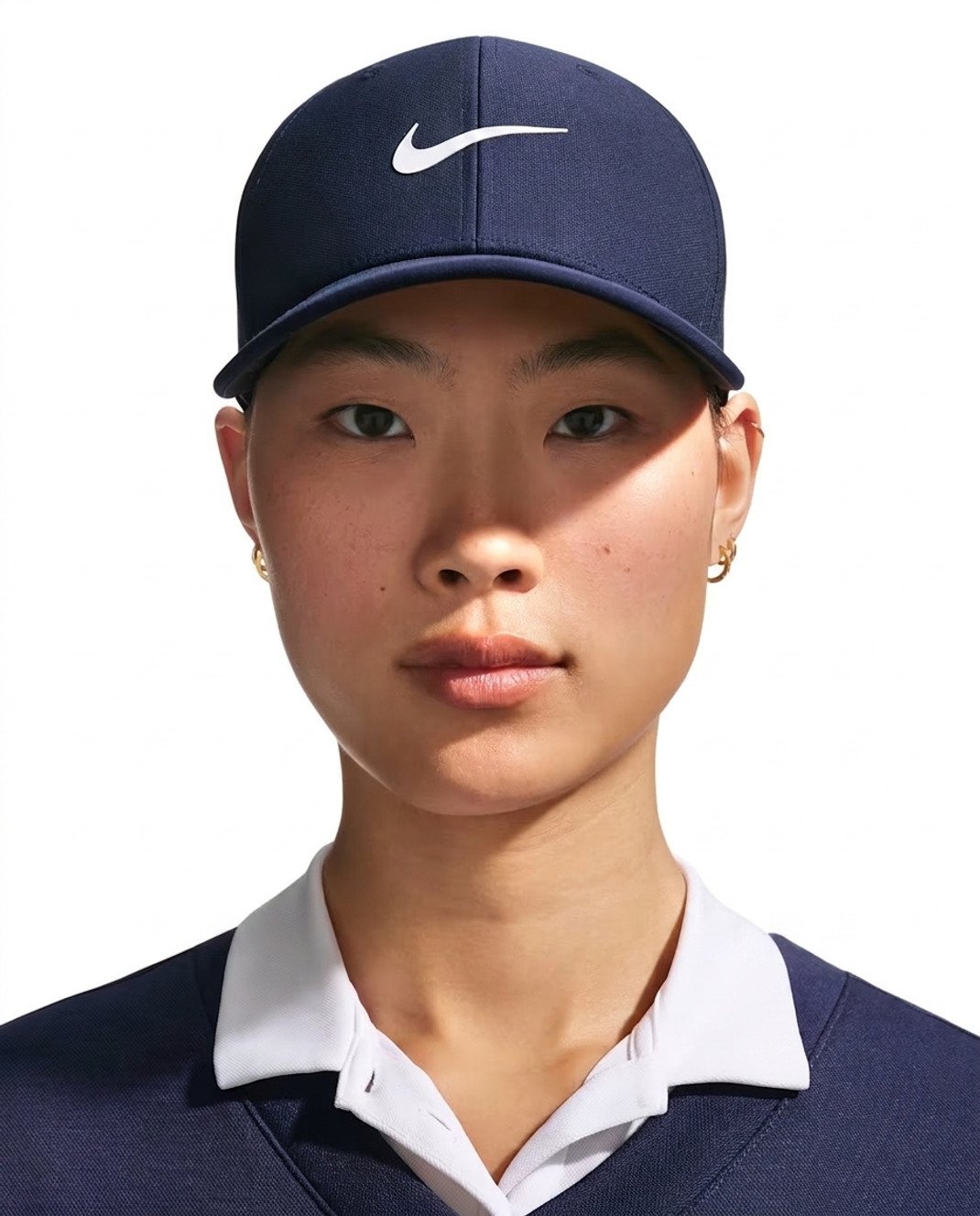 Nike Rise unisex golfkeps, marinblå/vit