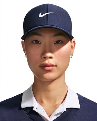 Nike Rise unisex golfkeps, marinblå/vit