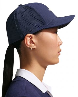 Nike Rise unisex golfkeps, marinblå/vit