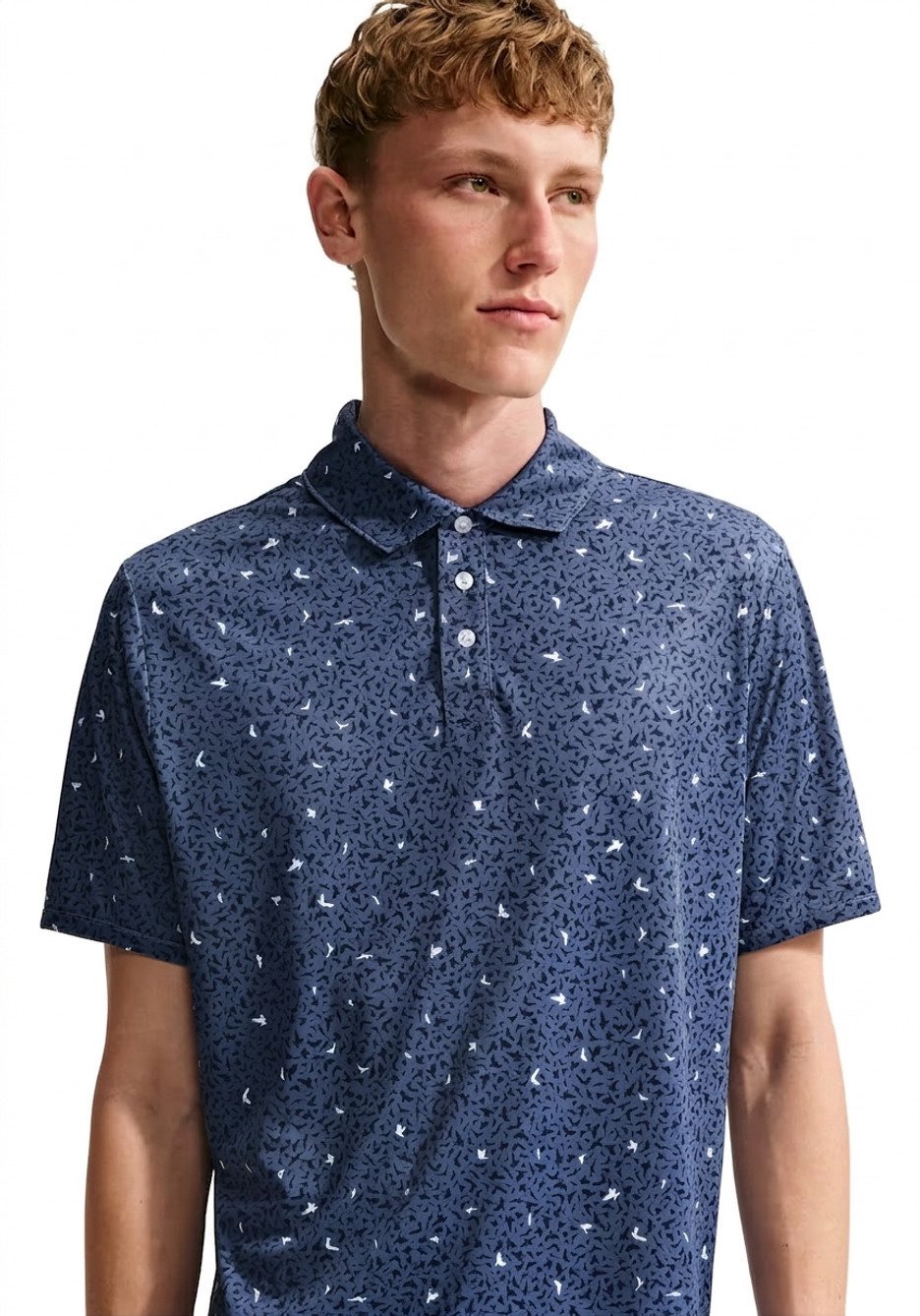 Nike Par herr polo, microprint birds