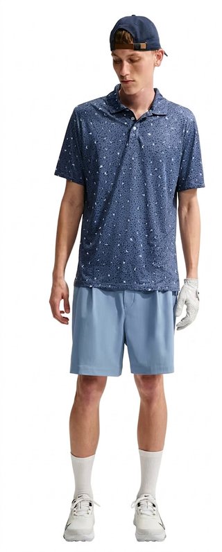 Nike Par herr polo, microprint birds