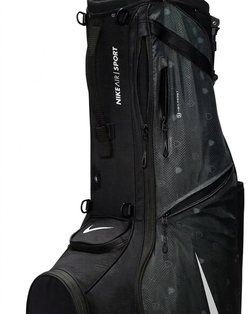 Nike Air Sport 2 stand bag, svart/iron grey/vit