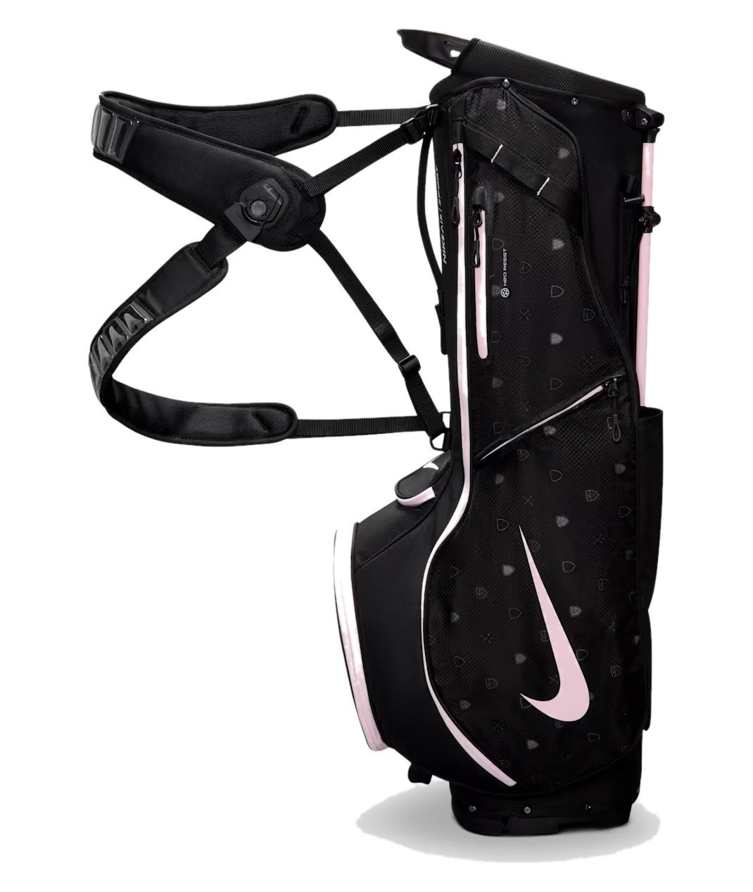 Nike Air Sport 2 stand bag, svart/sail/rosa/pink foam
