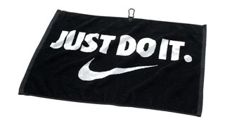 Nike Performance golfhandduk, svart/vit