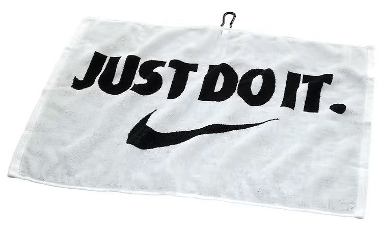Nike Performance 2.0 golfhandduk, vit/svart