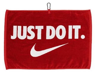 Nike Performance golfhandduk, röd/vit