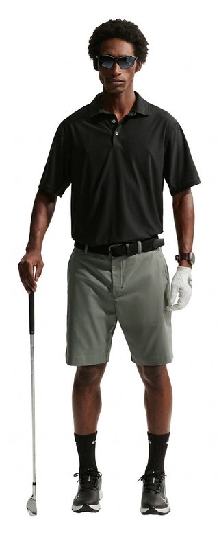 Nike Tailored Performance herr polo, svart
