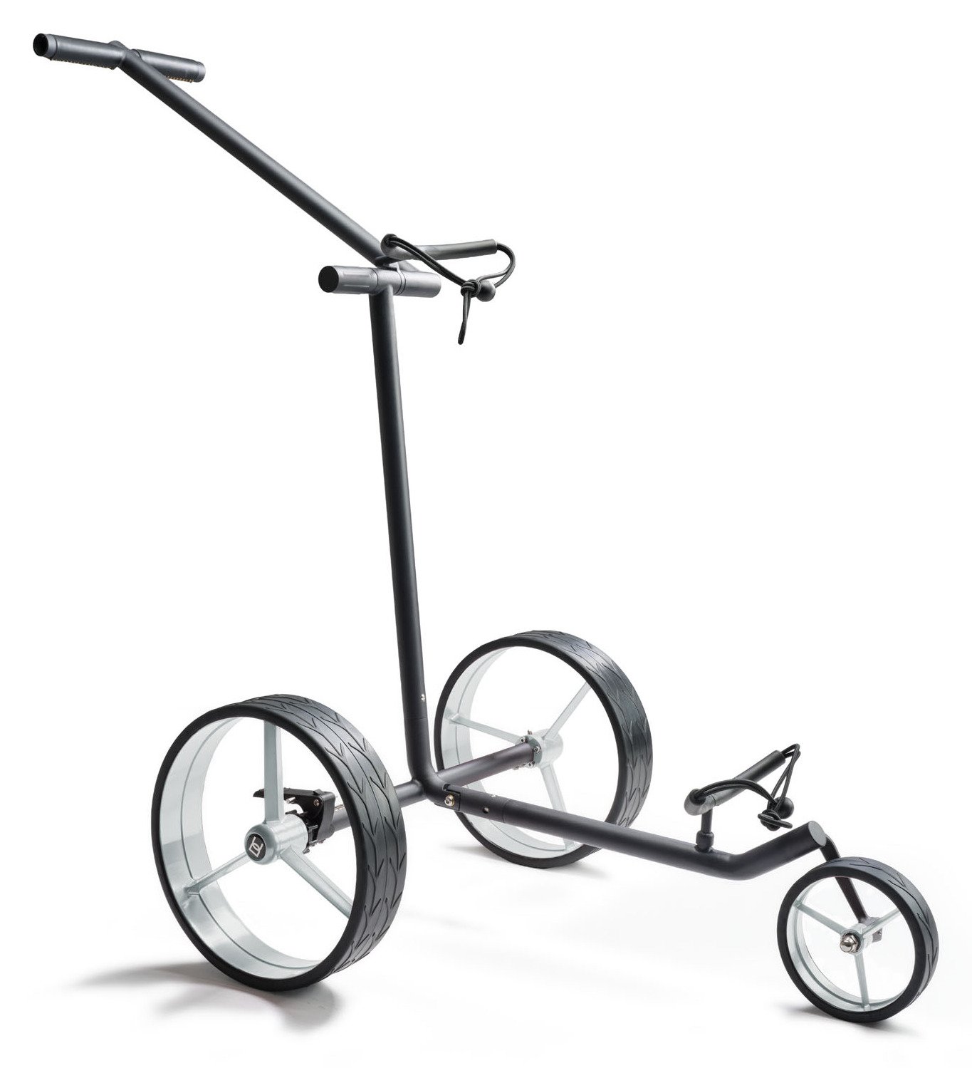 Davies Caddy Elegant Black manuell trolley, svart