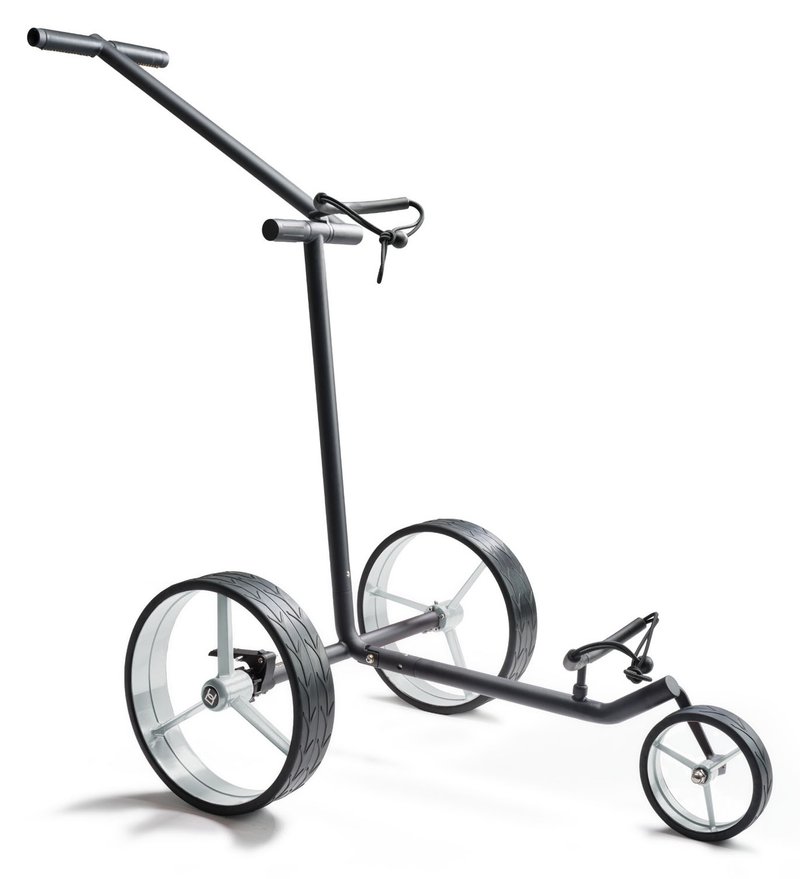 Davies Caddy Elegant Black manuell trolley, svart