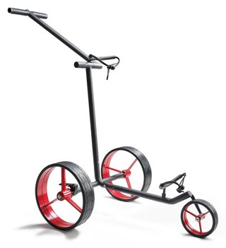 Davies Caddy Elegant Black manuell trolley, svart