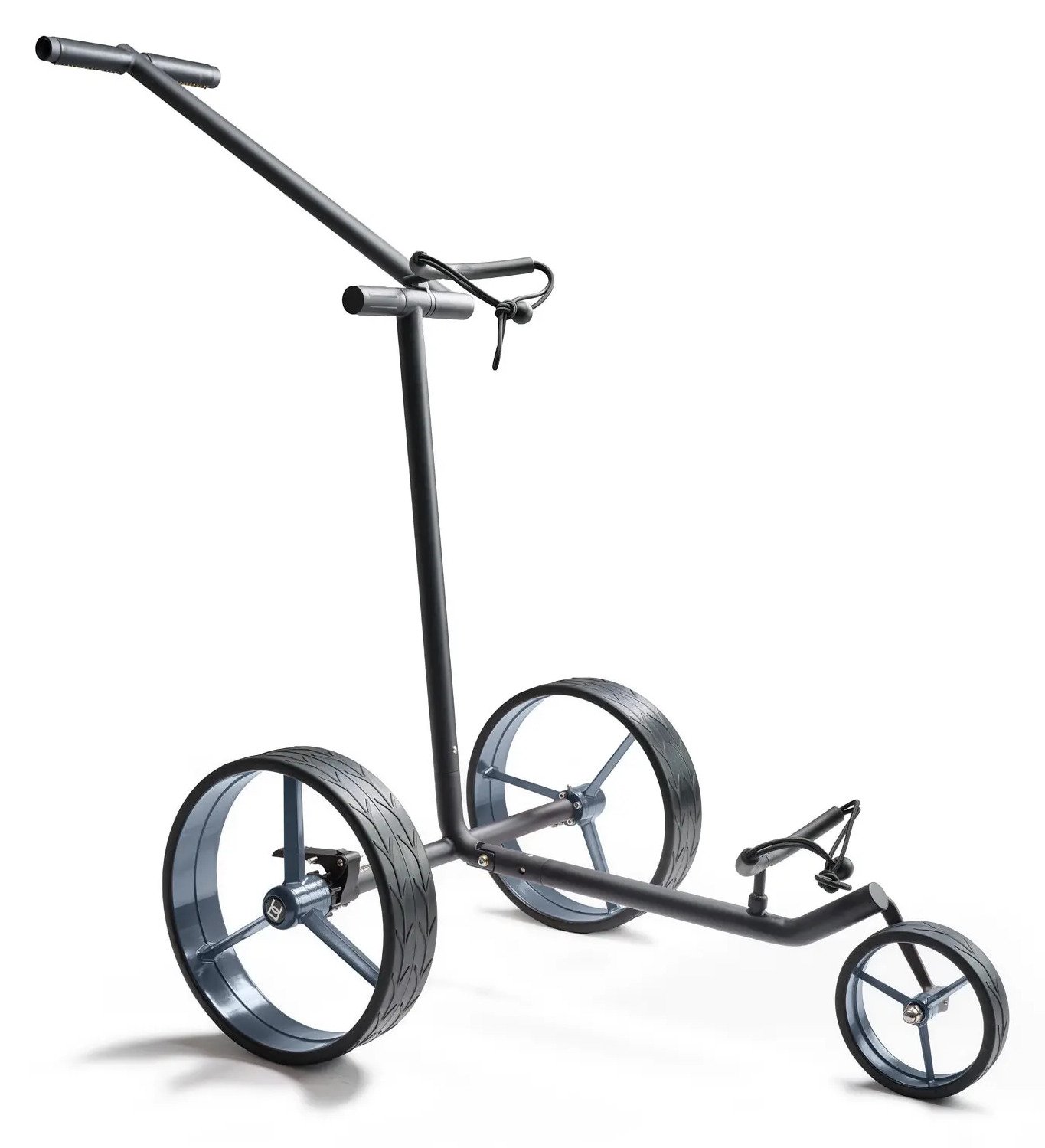 Davies Caddy Elegant Black manuell trolley, svart