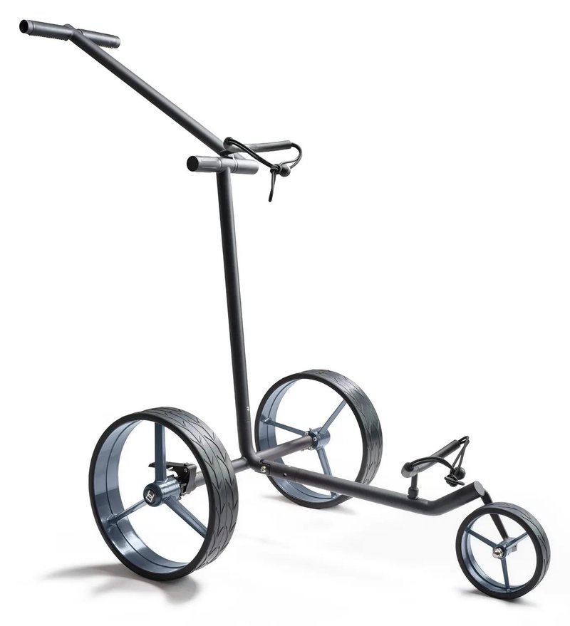 Davies Caddy Elegant Black manuell trolley, svart