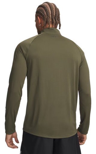 Under Armour Tech 2.0 1/2 Zip herr T-shirt, grön