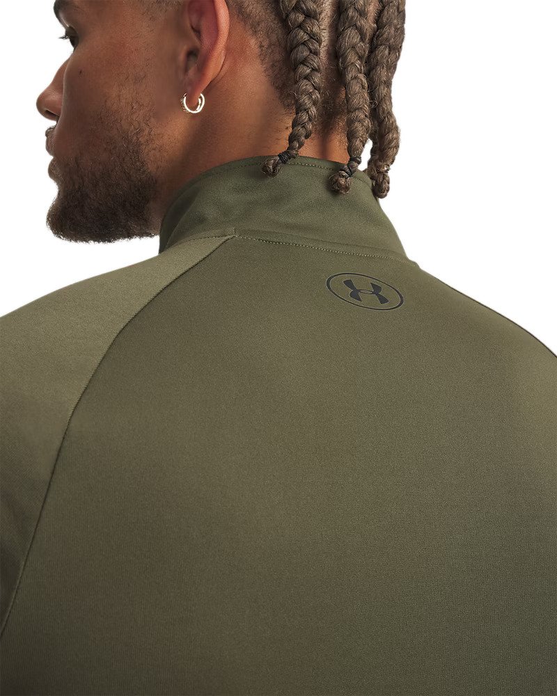 Under Armour Tech 2.0 1/2 Zip herr T-shirt, grön