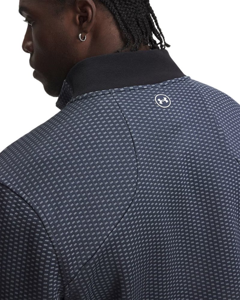 Under Armour Drive Pro Hybrid FZ herr sweatshirt, downpour grey/vit