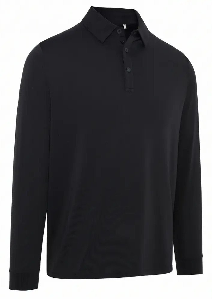 Callaway Soft Touch Long Sleeve herr polo, caviar