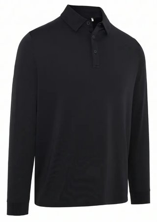 Callaway Soft Touch Long Sleeve herr polo, caviar