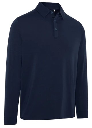 Callaway Soft Touch Long Sleeve herr polo, peacoat