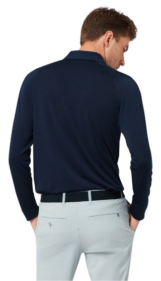 Callaway Soft Touch Long Sleeve herr polo, peacoat