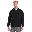 Callaway Chev Jacquard herr pullover, caviar