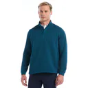 Callaway Chev Jacquard herr pullover, blue coral