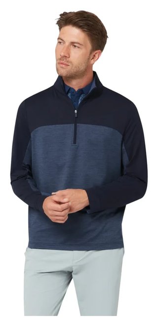 Callaway Lightweight Lux Touch herr pullover, peacoat