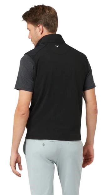 Callaway Lightweight 1/4-Zip herr väst, caviar
