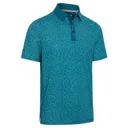 Callaway Confetti Tee Print herr polo, blue coral