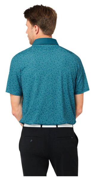 Callaway Confetti Tee Print herr polo, blue coral