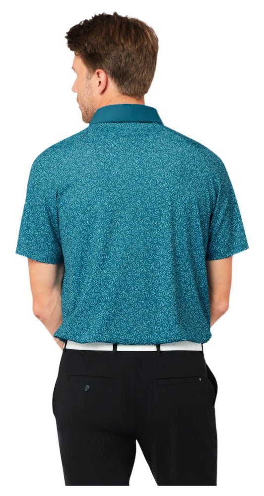 Callaway Confetti Tee Print herr polo, blue coral