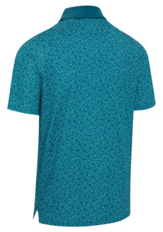 Callaway Confetti Tee Print herr polo, blue coral