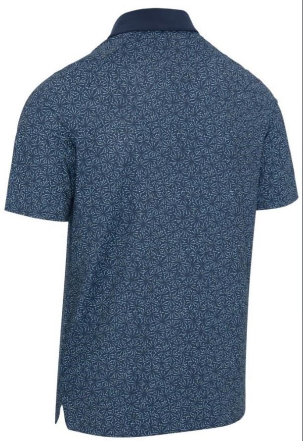 Callaway Confetti Tee Print herr polo, peacoat