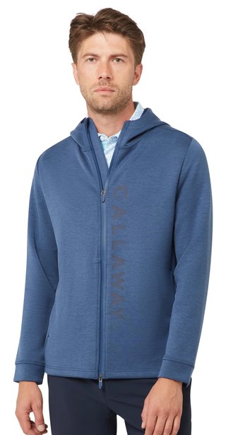 Callaway Pure Blend herr hoodie, peacoat heather