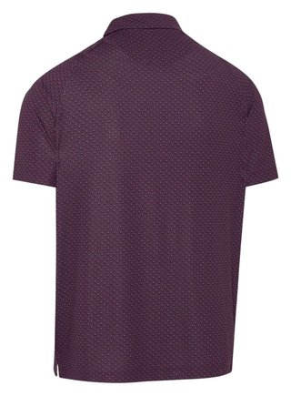 Callaway Trademark Golf Printed herr polo, italian plum
