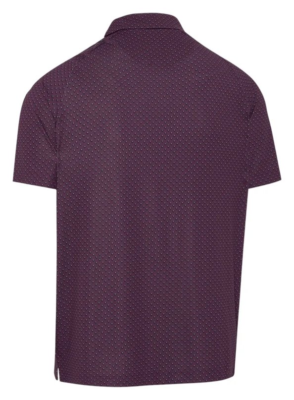 Callaway Trademark Golf Printed herr polo, italian plum