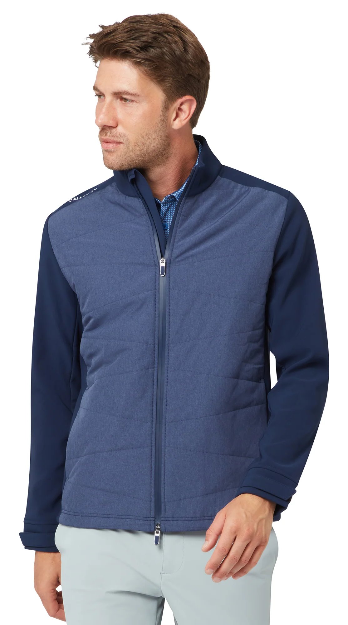 Callaway Primaloft Thermal Full Zip herr jacka, peacoat