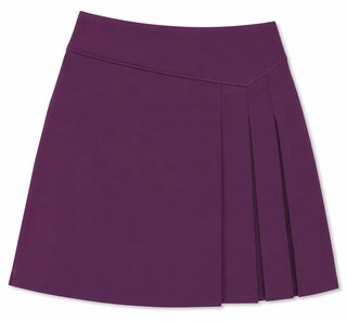 Callaway 17" Side Pleat dam skort, gloxinia