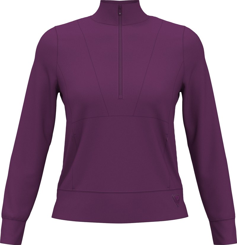 Callaway 1/2 Zip Soft Touch dam sweatshirt, gloxinia